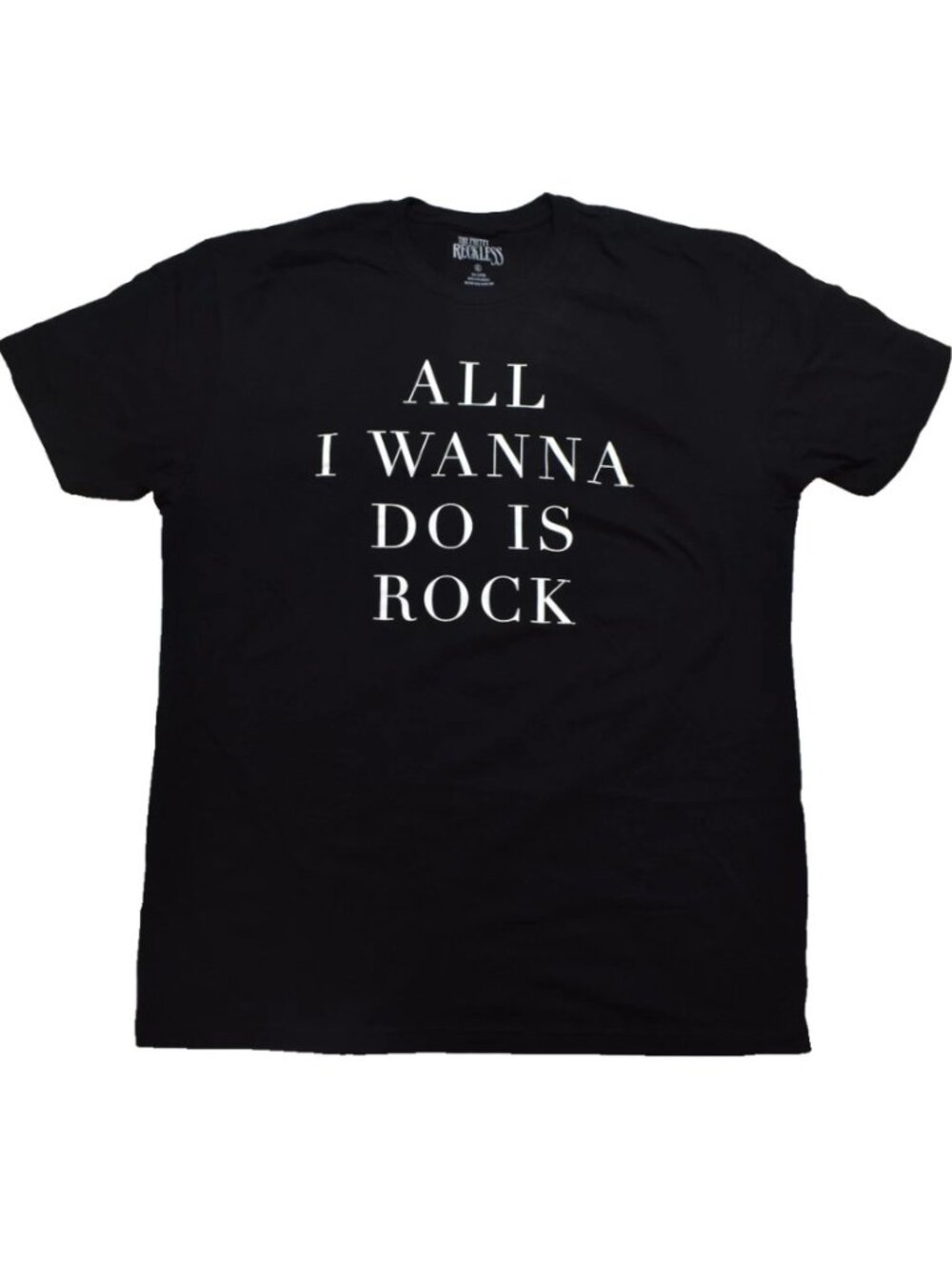 The Pretty Reckless Mens All I Wanna Do Is Rock Black Shirt New Large